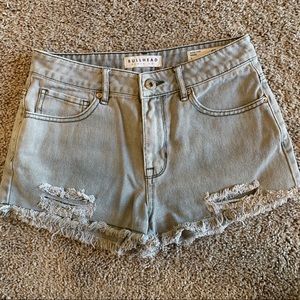 BullHead Denim High Rise Shorts